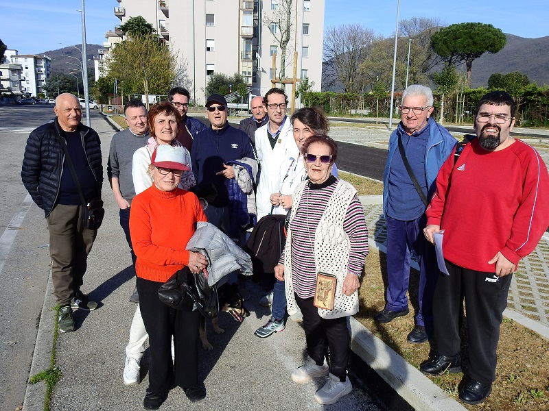 Protesta parcheggio via tirso