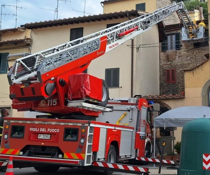 sciame d'api, vigili del fuoco